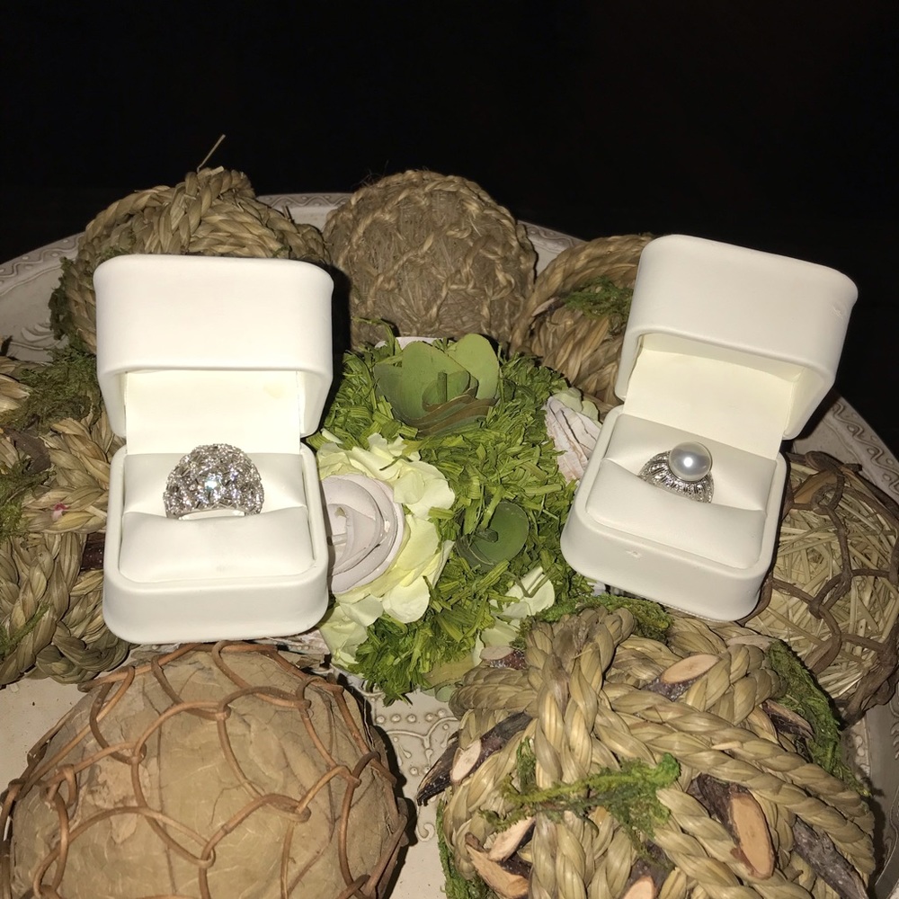Two sterling silver rings